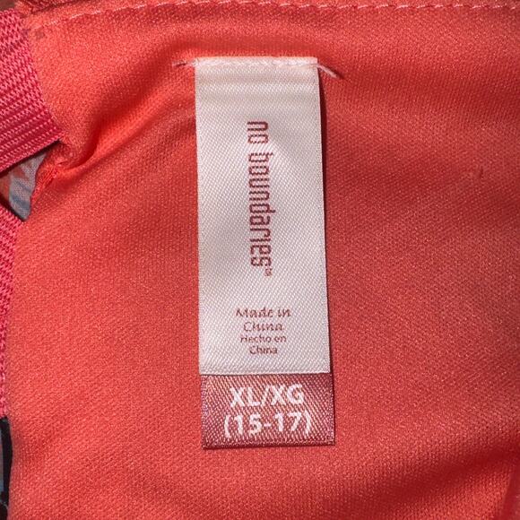 No Boundaries Coral Strapless high low Dress junior's size XL (15-17) - Picture 8 of 9